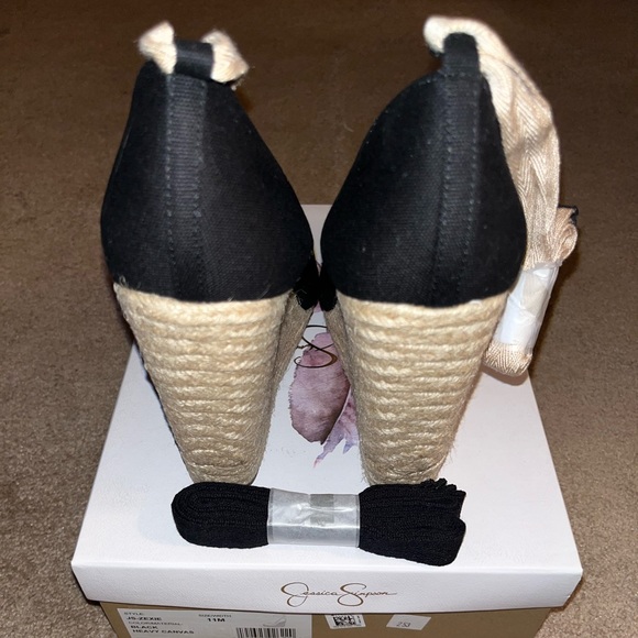 NEW!!!  Jessica Simpson espadrille platform wedge - Picture 3 of 5